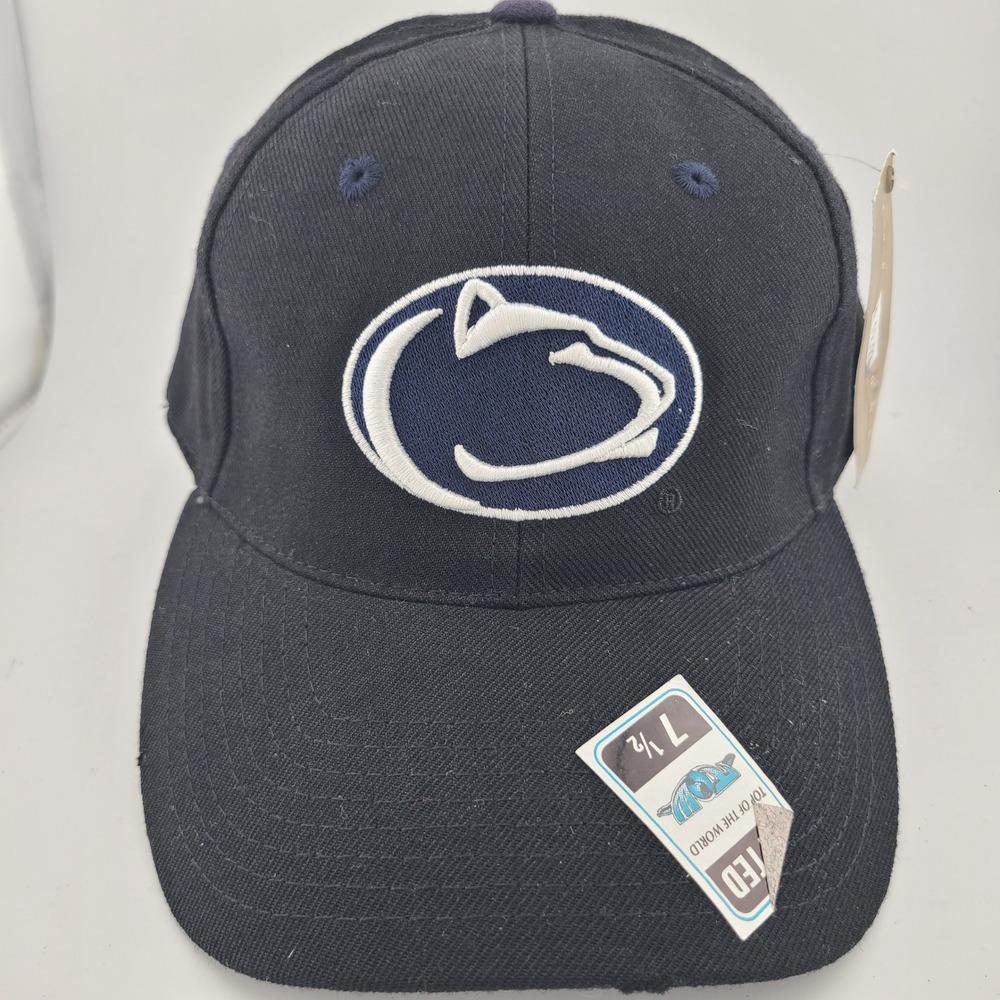 Top of the World Penn State Nittany Lions NCAA Hat Mens 7 1/2 fitted Navy NWT